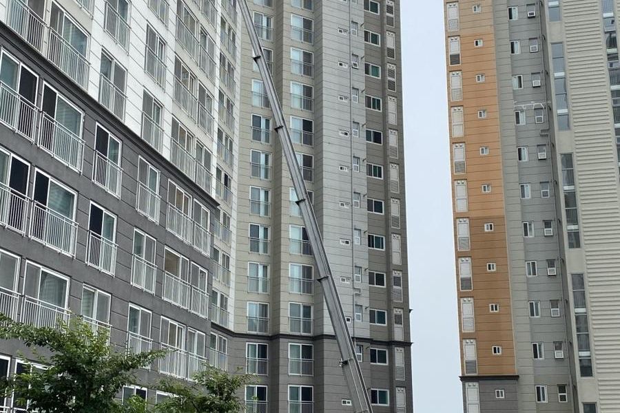 안산 작업 당일 현장